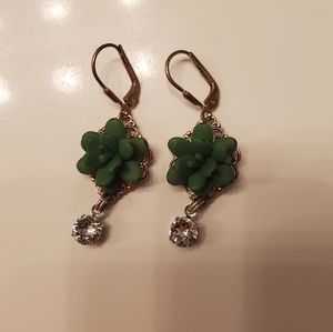 Succulent earrings